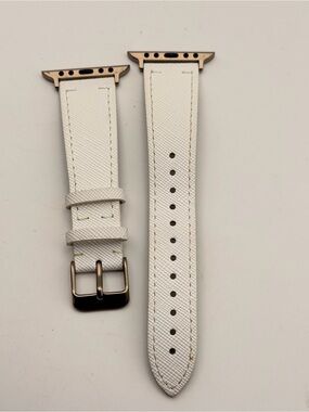 Heyday White Leather & Rose Gold, new, 38/40/41mm, Apple Watch Band
